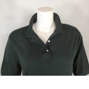 Lands End Dark Green Golf Shirt   (new)